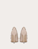 WOMEN'S VALENTINO GARAVANI ROCKSTUD PATENT LEATHER PUMP 100 MM POUDRE