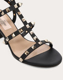 WOMEN'S VALENTINO GARAVANI ROCKSTUD CAGED SANDAL 60MM BLACK