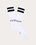 MEN'S VALENTINO VLTN SOCKS WHITE/ BLACK