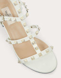 WOMEN'S VALENTINO GARAVANI ROCKSTUD CAGED SANDAL 60MM LIGHT IVORY