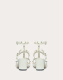 WOMEN'S VALENTINO GARAVANI ROCKSTUD CAGED SANDAL 60MM LIGHT IVORY