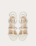 WOMEN'S VALENTINO GARAVANI ROCKSTUD CAGED SANDAL 60MM LIGHT IVORY