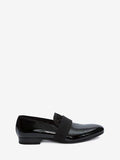 MEN'S ALEXANDER McQUEEN PATENT LEATHER SLIPPER BLACK