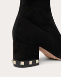 WOMEN'S VALENTINO GARAVANI ROCKSTUD SUEDE LEATHER ANKLE BOOT 60 MM