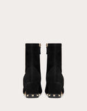 WOMEN'S VALENTINO GARAVANI ROCKSTUD SUEDE LEATHER ANKLE BOOT 60 MM