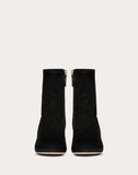 WOMEN'S VALENTINO GARAVANI ROCKSTUD SUEDE LEATHER ANKLE BOOT 60 MM