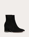 WOMEN'S VALENTINO GARAVANI ROCKSTUD SUEDE LEATHER ANKLE BOOT 60 MM