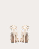 WOMEN'S VALENTINO GARAVANI ROCKSTUD ANKLE STRAP PUMP WITH TONAL STUDS 100 MM
