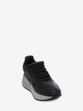 WOMEN'S ALEXANDER McQUEEN OVERSIZED RUNNER BLACK