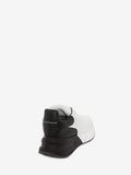 WOMEN'S ALEXANDER McQUEEN OVERSIZED RUNNER OPTIC WHITE/BLACK