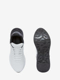 WOMEN'S ALEXANDER McQUEEN OVERSIZED RUNNER OPTIC WHITE/BLACK