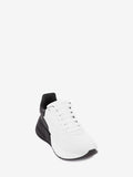 WOMEN'S ALEXANDER McQUEEN OVERSIZED RUNNER OPTIC WHITE/BLACK