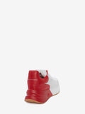 WOMEN'S ALEXANDER McQUEEN OVERSIZED RUNNER WHITE/RED