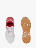 WOMEN'S ALEXANDER McQUEEN OVERSIZED RUNNER WHITE/RED