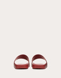 MEN'S VALENTINO GARAVANI VLTN RUBBER SLIDER SANDAL RUBY