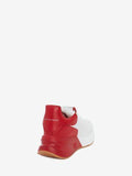 MEN'S ALEXANDER McQUEEN OVERSIZED RUNNER OPTIC WHITE/RED