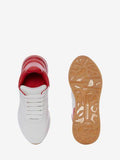 MEN'S ALEXANDER McQUEEN OVERSIZED RUNNER OPTIC WHITE/RED