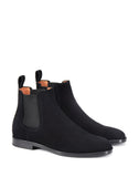 MEN'S LANVIN SUEDE BULL CALFSKIN CHELSEA BOOT BLACK