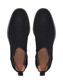 MEN'S LANVIN SUEDE BULL CALFSKIN CHELSEA BOOT NAVY BLUE