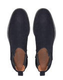 MEN'S LANVIN SUEDE BULL CALFSKIN CHELSEA BOOT NAVY BLUE