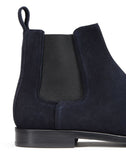 MEN'S LANVIN SUEDE BULL CALFSKIN CHELSEA BOOT NAVY BLUE