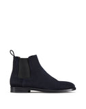 MEN'S LANVIN SUEDE BULL CALFSKIN CHELSEA BOOT NAVY BLUE