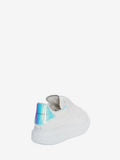 WOMEN'S ALEXANDER McQUEEN OVERSIZED SNEAKER WHITE/SHOCK PINK