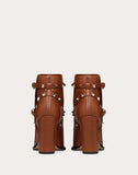 WOMEN'S VALENTINO GARAVANI GRAIN CALFSKIN LEATHER ROCKSTUD BOOTIE 100MM