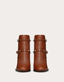 WOMEN'S VALENTINO GARAVANI GRAIN CALFSKIN LEATHER ROCKSTUD BOOTIE 100MM