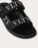 MEN'S VALENTINO GARAVANI CALFSKIN SANDAL WITH VLTN BAND