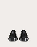 MEN'S VALENTINO GARAVANI VLTN BRUSH-OFF CALFSKIN DERBY BLACK