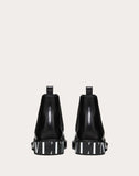 MEN'S VALENTINO GARAVANI VLTN BRUSH-OFF CALFSKIN BEATLE BOOTS