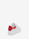 WOMEN'S ALEXANDER McQUEEN OVERSIZED SNEAKER WHITE/RED