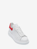 WOMEN'S ALEXANDER McQUEEN OVERSIZED SNEAKER WHITE/RED