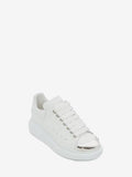 WOMEN'S ALEXANDER McQUEEN OVERSIZED SNEAKER WHITE/SILVER