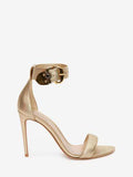 WOMEN'S ALEXANDER McQUEEN MEDIEVAL BUCKLE SANDAL GOLD