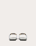 WOMEN'S VALENTINO GARAVANI SLIDE SANDAL WITH VLOGO DETAIL 5MM BLACK