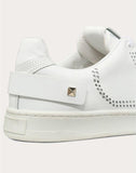 WOMEN'S VALENTINO GARAVANI LEATHER BACKNET SNEAKER WHITE