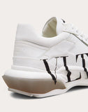WOMEN'S VALENTINO GARAVANI VLTN BOUNCE LOW-TOP SNEAKER WHITE/ BLACK