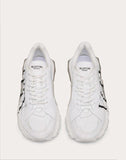 WOMEN'S VALENTINO GARAVANI VLTN BOUNCE LOW-TOP SNEAKER WHITE/ BLACK
