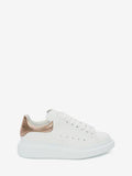 WOMEN'S ALEXANDER McQUEEN OVERSIZED SNEAKER WHITE/GOLD