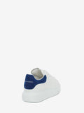WOMEN'S ALEXANDER McQUEEN OVERSIZED SNEAKER WHITE/WORKER BLUE