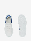 WOMEN'S ALEXANDER McQUEEN OVERSIZED SNEAKER WHITE/WORKER BLUE