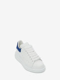 WOMEN'S ALEXANDER McQUEEN OVERSIZED SNEAKER WHITE/WORKER BLUE
