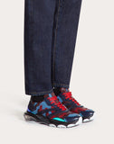 MEN'S VALENTINO GARAVANI BOUNCE CAMOUFLAGE MULTICOLOR SNEAKER BLUE