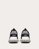 MEN'S VALENTINO GARAVANI BOUNCE CAMOUFLAGE SNEAKER WITH VLTN GRID BLACK