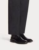 MEN'S VALENTINO GARAVANI SEMI-GLOSS CALFSKIN STUDDED BEATLE