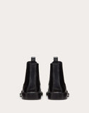 MEN'S VALENTINO GARAVANI SEMI-GLOSS CALFSKIN STUDDED BEATLE