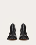 MEN'S VALENTINO GARAVANI SEMI-GLOSS CALFSKIN STUDDED BEATLE