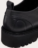 MEN'S VALENTINO GARAVANI VLOGO CALFSKIN DERBY BLACK